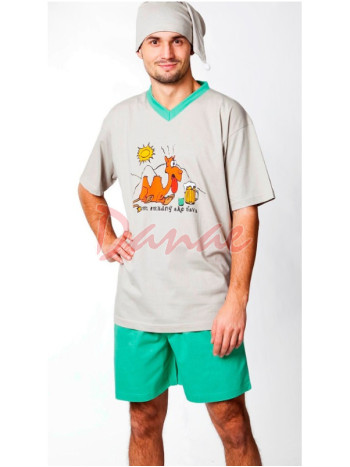Vtipné pánske pyžamo Calvi - Smädný ako ťava