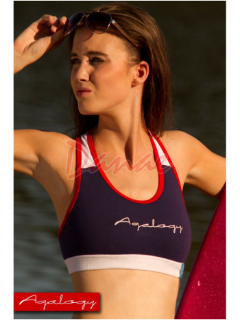 Fitnes podprsenka Aqalogy Young Marine