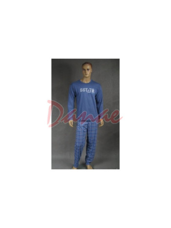 Pánske pyžamo Sesto Senso Nadruk Rem