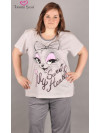 Dámske pyžamo My sweet heart - XL - 4XL