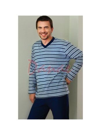 Pánske pyžamo dlhé Regina 387 - froté