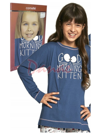 Dievčenské pyžamo - Dobré ráno mačiatko