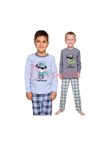 Chlapčenské pyžamo - Kocúr so slúchadlami
