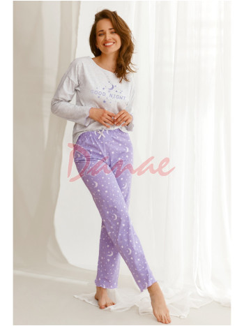 Dobrú noc - dámske pyžamo - fialová