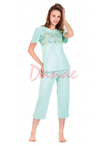Kvietkované pyžamo pre dámy - Regina 746