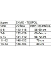 Detský župan s kapucou - Envie - dvojfarebný