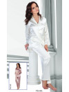 Saténové pyžamo pre dámy - Forex - Classic - biela