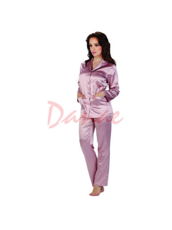 Saténové pyžamo pre dámy - Forex - Classic - ružová