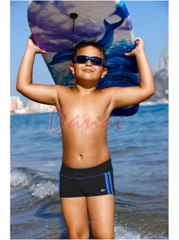 Boxerkové chlapčenské plavky Lorin 4 - čierna