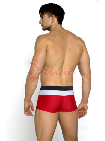 Pánske plavky boxerky Lorin 715 červená