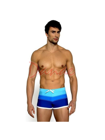 Atraktívne pánske plavky boxerky Lorin 714 modrá