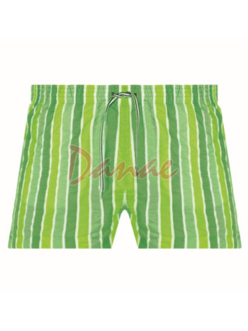 Neónové pánske plavky šortky Lorin - zelená