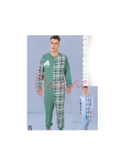 Spiaci biely medveď - pánske pyžamo - overal