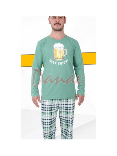 Pivo - Najlepší priateľ - dlhé pánske pyžamo