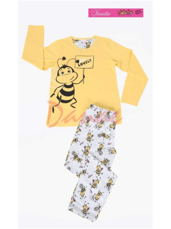 Včielka - krásne detské pyžamo - Bee Lovely! - žltá