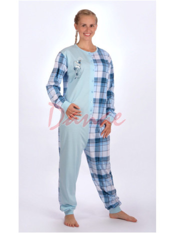 Overal dámsky károvaný Vonku je zima