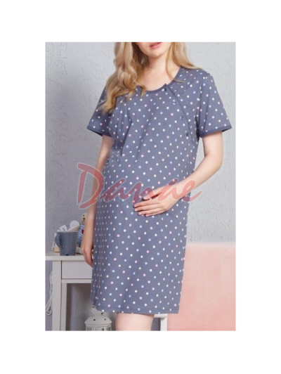 Košeľa na kojenie materská - Bodky - do 4XL