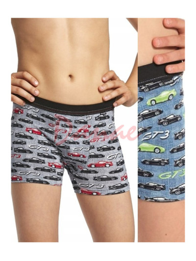 Chlapčenské elastické boxerky Autá