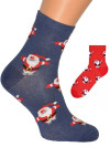 Mikuláš - dámske ponožky s vianočným motívom