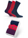 Výhodné darčekové balenie - pánske ponožky 3 páry