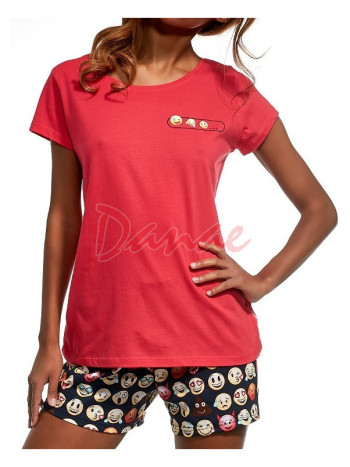 Emoticon - dámske pyžamo so šortkami