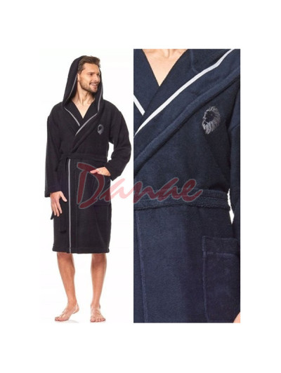 Froté župan s kapucňou - Lion Maxi - do 5XL