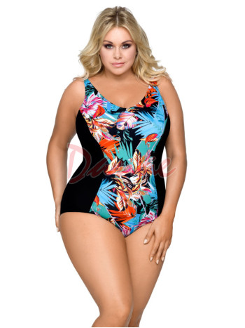 Dámske celé plavky plus size - Kamélia