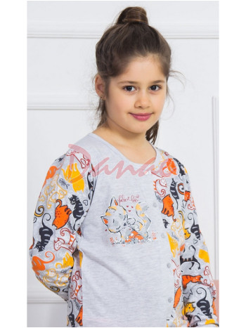 Dievčenský overal s mačkami