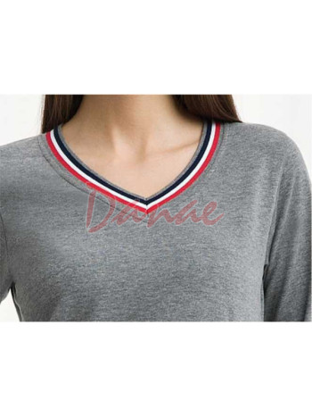 Dámska košeľa - domáce šaty - Tricolor Sporty - šedá
