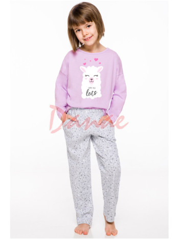 Dievčenské pyžamo - ovečka Sofia - fialová