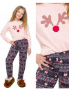 Dievčenské pyžamo sviatočné - Sob Rudolf