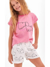 Dievčenské pyžamo so šortkami a psíkom