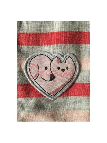 Detská nočná košeľa - šaty s vreckami - Pes a Mačka