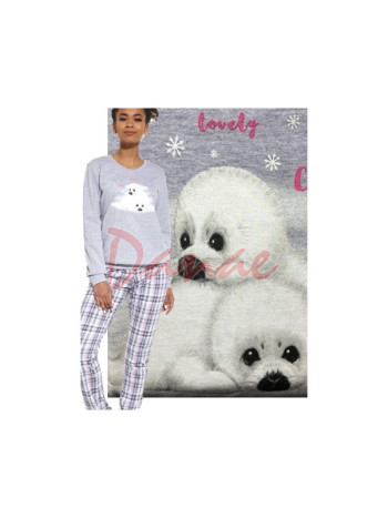 Tuli - dámske pyžamo s roztomilými tuleňmi