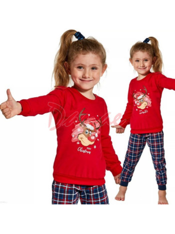 Sob Rudolf - sviatočné dievčenské pyžamo