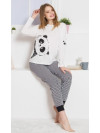 Dobré ráno - dámske pyžamo s pandou