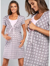 Nočná košeľa pre tehotné a dojčiace mamičky Malvína