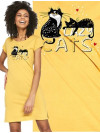 Dámska nočná košeľa - Lazy Cats