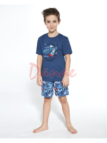 Chlapčenské pyžamo s plachetnicou - šortky
