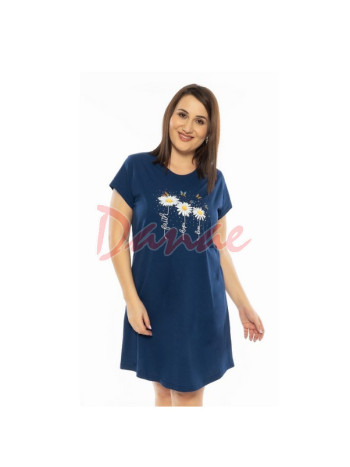 Dámska nočná košeľa - Láska - Viera - Nádej - modrá