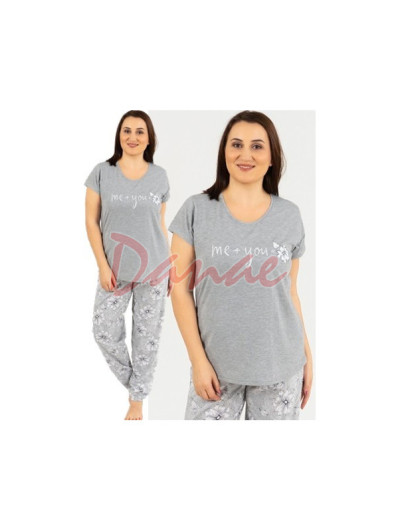 Dámske pyžamo Me + you - nadmerné do 4XL