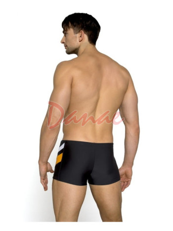 Pánske boxerkové plavky s farebným vzorom na boku