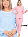 Dámske froté pyžamo s výšivkou - Sweet
