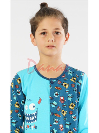 Chlapčenský overal na spanie - Hungry monster