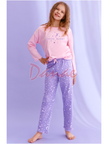 Dobrú noc - dievčenské pyžamo teens - fialová