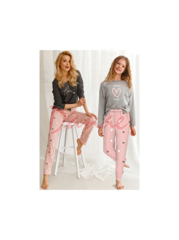Bavlnené pyžamo s nápisom - Love