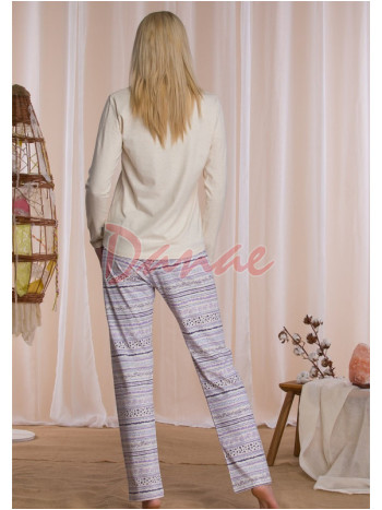 Levanduľa - dámske pyžamo dlhé
