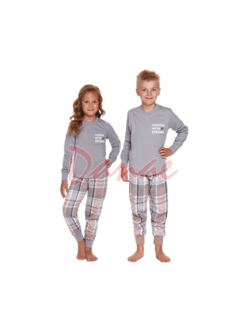Strong - Family Line - detské pyžamo - šedá