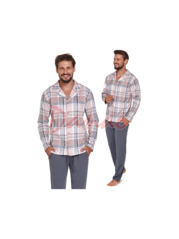Strong - pánske pyžamo s rozopínaním na gombíky