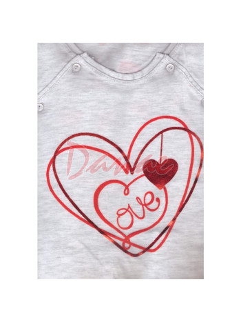 Láska - košeľa so srdcom a mašľou - pre mamičky